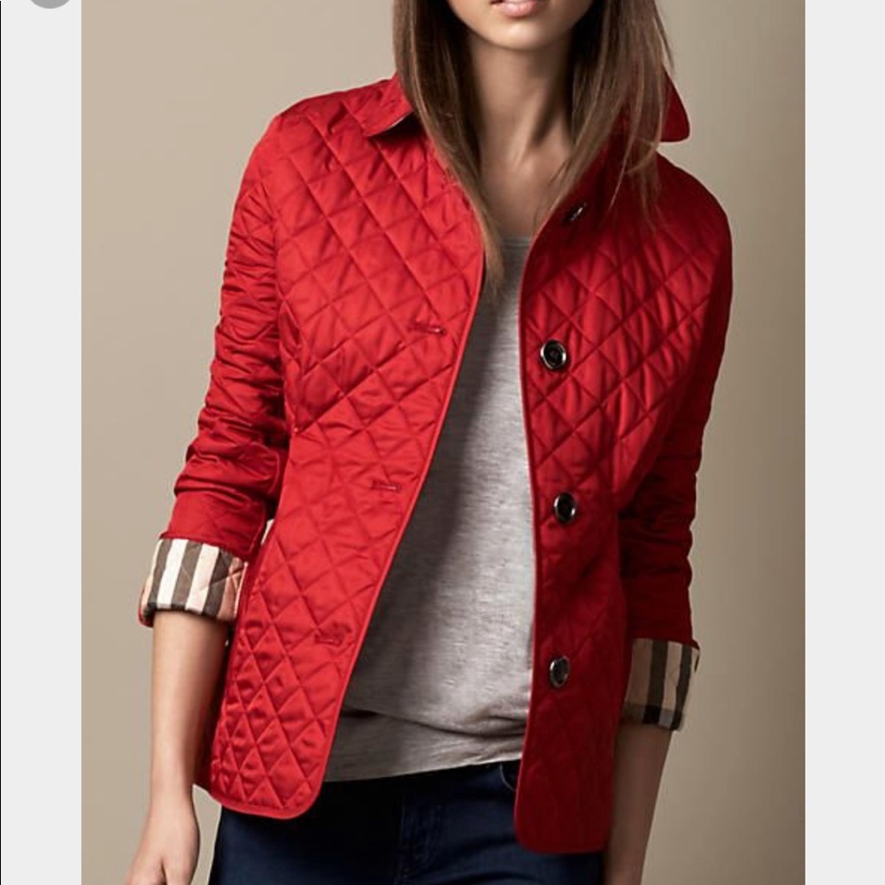 Burberry Quilted Jacket Size Large